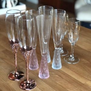 ❌SOLD❌ 🌸Spring Cleaning🌺 Champagne Glasses